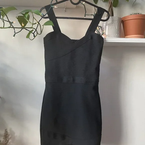 Le Petit Garcon/1861 Boutique Black Bandage Dress (XS/S, 0/2)